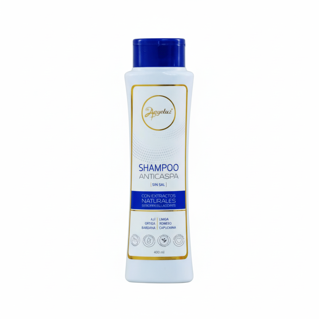 Anyeluz Shampoo Anticaspa 6 Extractos Naturales (400ml)