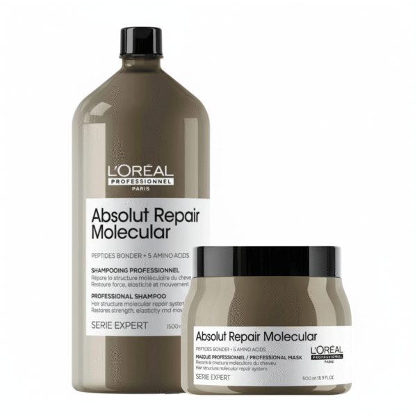 Kit L'Oréal Professionnel Absolut Repair Molecular Shampoo 1500ml + Mascarilla 500ml