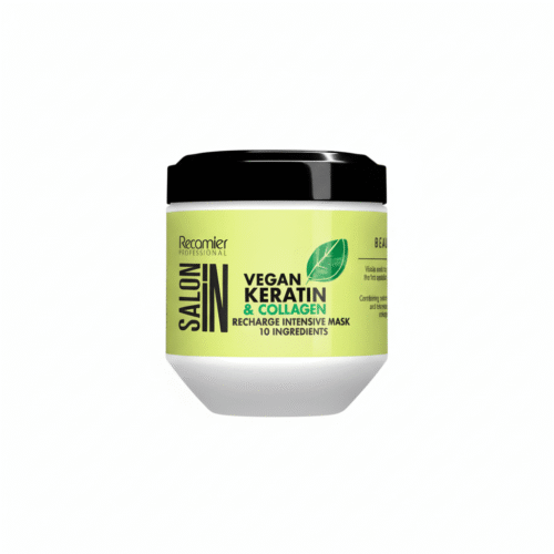 Tratamiento Capilar Recamier Salon In Vegan Keratin & Collagen - Mascarilla de Reparación Intensiva