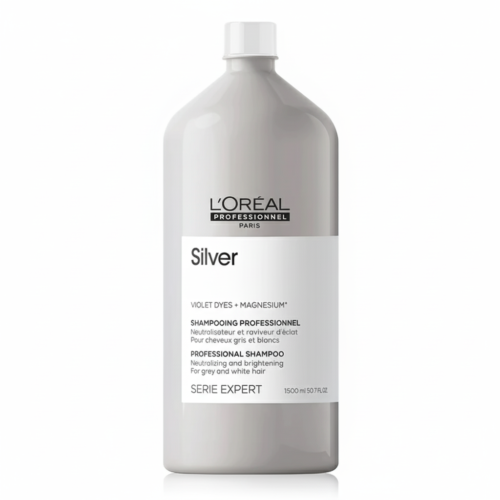 L'Oréal Professionnel Silver Shampoo Matizante (Tamaño Profesional) - 1500ml