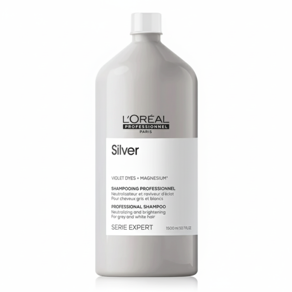 L'Oréal Professionnel Silver Shampoo Matizante (Tamaño Profesional) - 1500ml