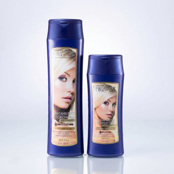 Nikol's Tratamiento Fitokeratina Beige Perla Antifrizz