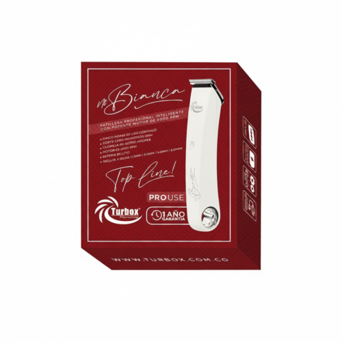 Patillera Turbox Bianca Pro Use 6000 RPM