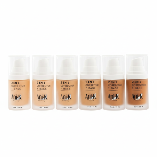 base-corrector-2-en-1-ani-k-maquillaje-facial Base y Corrector 2 en 1 Ani-K - Alta Cobertura