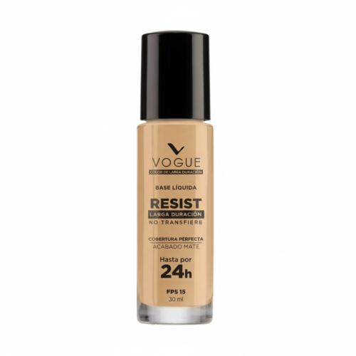base-liquida-vogue-resist-acabado-mate-24-horas Base Líquida Vogue Resist - Cobertura Perfecta 24h