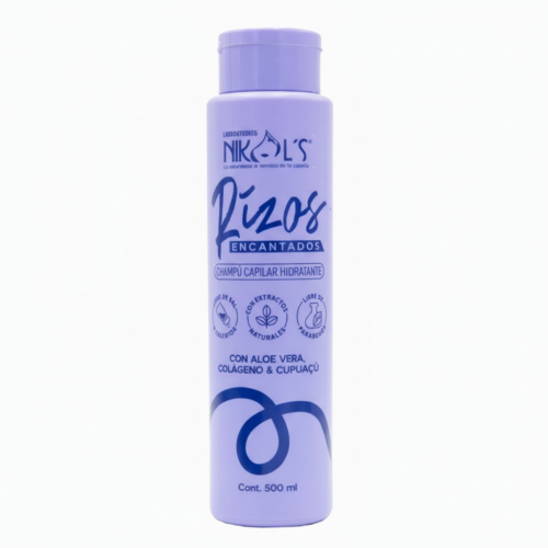 nikols-rizos-encantados-shampoo-capilar-hidratante-sin-sal Shampoo Rizos Encantados Nikol's - 500ml