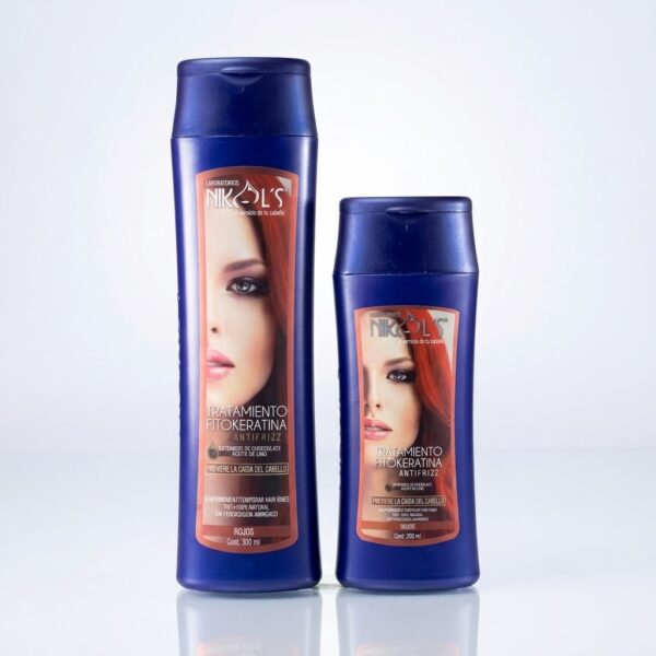 Nikol's Tratamiento Fitokeratina Rojos Antifrizz