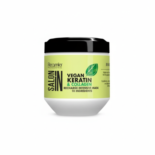 recamier-salon-in-vegan-keratin-intensive-mask-10-ingredientes Mascarilla Recharge Intensive Salon IN Vegan - 250g